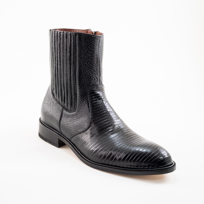 BOTIN LIZARD / VENADO ORIGINAL 86675RD CUERO A TONO WELT 3CM 17.5CM