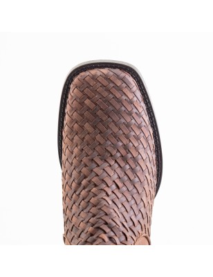 BOTIN TEJIDO GRASO 46501XN CUERO A TONO WELT 3.5CM 15CM