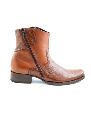 BOTIN VENADO/BECERRO 42606DB CUERO A TONO WELT 4CM 18CM