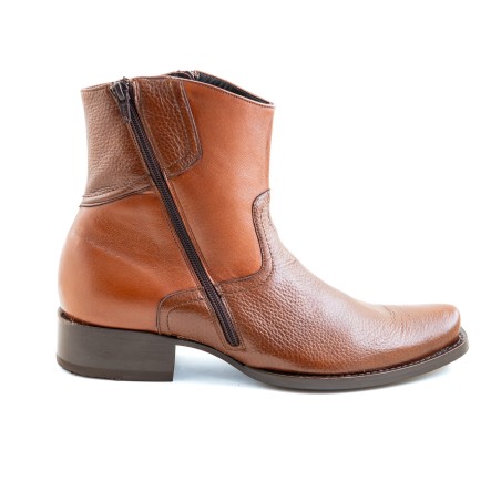 BOTIN VENADO/BECERRO 42606DB CUERO A TONO WELT 4CM 18CM