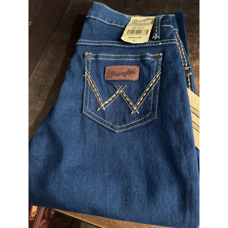 PANTALON 53531RU10 MEZCLILLA RECTO SLIM FIT UNITALLA ALTA