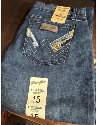PANTALON 53528LG53 MEZCLILLA BOTA LOW RISE UNITALLA MEDIA