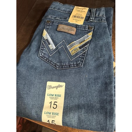 PANTALON 53528LG53 MEZCLILLA BOTA LOW RISE UNITALLA MEDIA