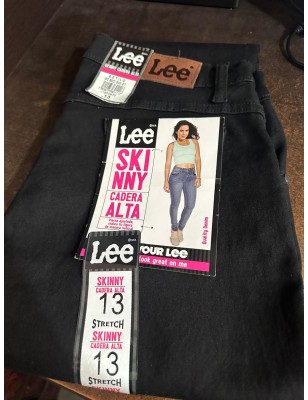 PANTALON 03502SG01 ALGODON & POLIESTER & ELASTANO SKINNY STRETCH UNITALLA ALTA