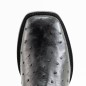 BOTA AVESTRUZ ORIGINAL MORGAN SQUARE 00025WC C/INJERTO A TONO WELT 4CM 29CM