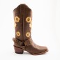 BOTA CRAZY 253-E7 CUERO WELT 5CM 32CM