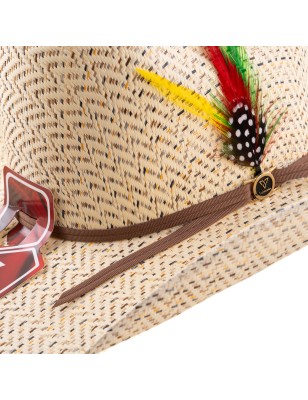 SOMBRERO CUERNOS CHUECOS TELAR 100X ORIGINAL LISO 10.5CM 12.5CM CONEJO