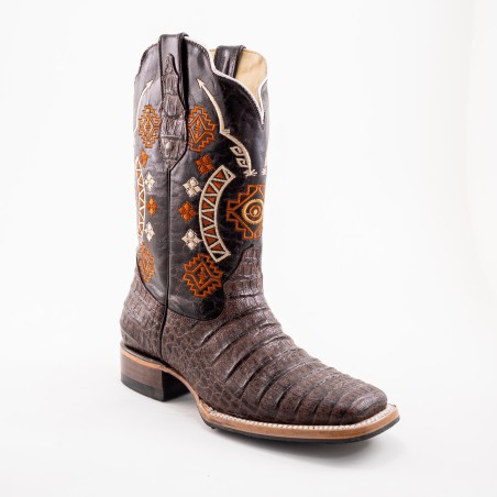 BOTA PECHO COCO BELLY TEXANA DOBLE VIDA NATURAL WELT 4CM 30CM