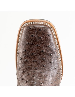 BOTA AVESTRUZ TEXANA DOBLE VIDA NATURAL WELT 4CM 30CM