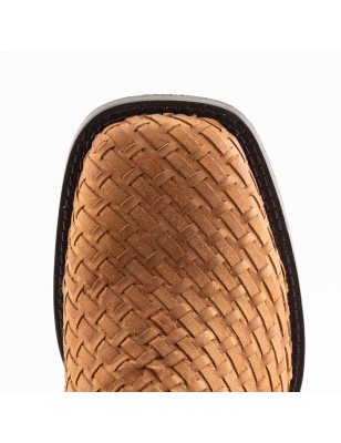 BOTIN TEJIDO GRASO 46501XN CUERO A TONO WELT 3.5CM 15CM