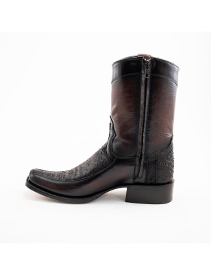 BOTA PITON NOBUCK ORIGINAL H-2D HAG578 Ñ CUERO CENTRO WELT 4CM 25CM