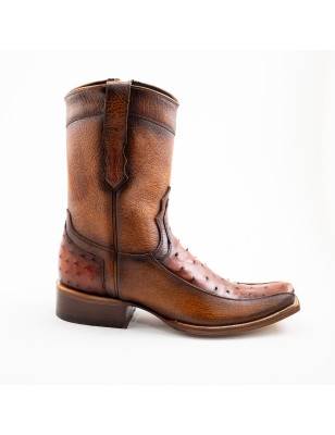 BOTA AVESTRUZ ORIGINAL H-2D HAG578 C CUERO CENTRO WELT 4CM 25CM