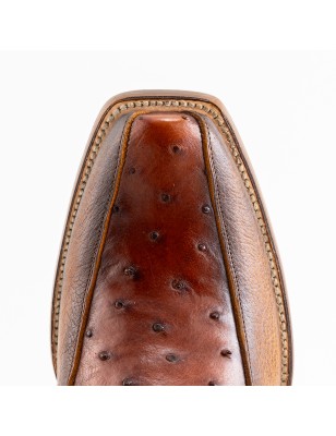 BOTA AVESTRUZ ORIGINAL H-2D HAG578 C CUERO CENTRO WELT 4CM 25CM