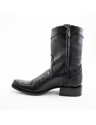 BOTA AVESTRUZ ORIGINAL H-2D HAG578 G CUERO CENTRO WELT 4CM 25CM