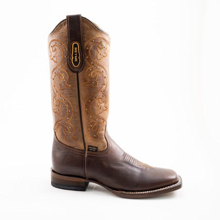 BOTA BRIANA 043 CUERO CENTRO WELT 3CM 31CM