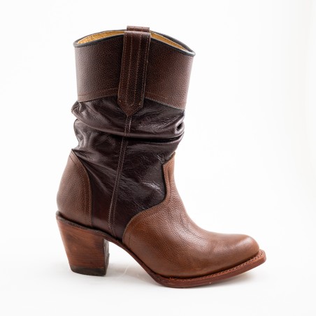 BOTA NAGA 312 CUERO CENTRO WELT 7CM 24CM