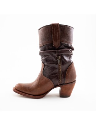 BOTA NAGA 312 CUERO CENTRO WELT 7CM 24CM