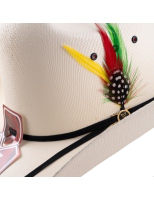 SOMBRERO TORO TELAR 100X ORIGINAL 3 OJILLOS 11CM 13.5CM CONEJO