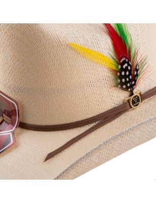 SOMBRERO AMERICANA TELAR 100X ORIGINAL LISO 10.5CM 12.5CM CONEJO