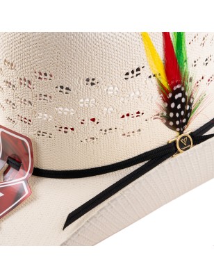 SOMBRERO CUERNOS CHUECOS BANGORA 50X ORIGINAL RANDADO 11CM 13.5CM CONEJO