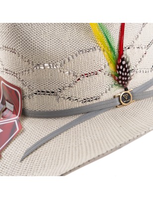 SOMBRERO INDIANA BANGORA 50X ORIGINAL RANDADO 10CM 11CM