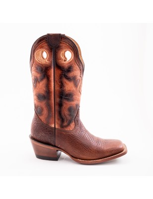 BOTA BULL HIDE COMANCHE H972 OV-127 OKLAHOMA CUERO CABALLOS WELT 5.5CM 30CM