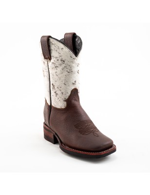 BOTA CAISSON SQUARE CRIOLLITO HULE WELT 3.5CM 19CM