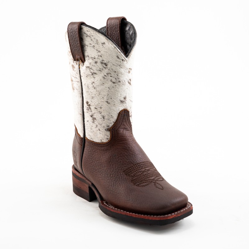 BOTA CAISSON SQUARE CRIOLLITO HULE WELT 3.5CM 19CM