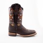 BOTA CRAZY TEXANA DOBLE VIDA NATURAL WELT 4CM 32CM