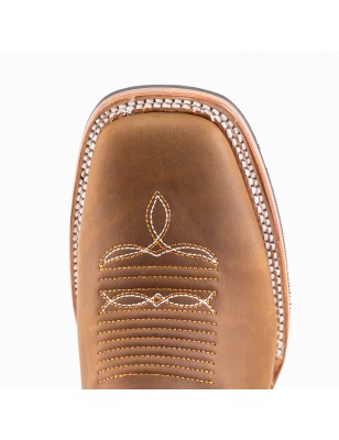 BOTA CRAZY TEXANA DOBLE VIDA NATURAL WELT 4CM 29.5CM