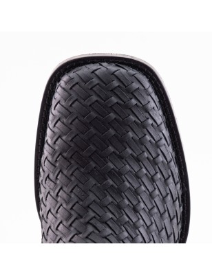 BOTIN TEJIDO GRASO 46501XN CUERO A TONO WELT 3.5CM 15CM