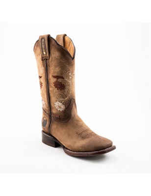 BOTA CRAZY HORSE 5100 51950 CRISTINA CUERO WELT 4CM 30CM