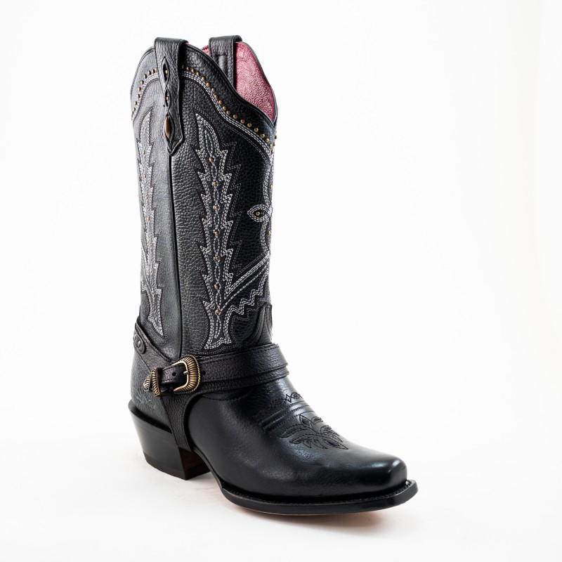 BOTA RIO GRANDE MONDELO 5006PD CAT-02 CATALINA CUERO ROSAS A TONO WELT 5CM 30CM