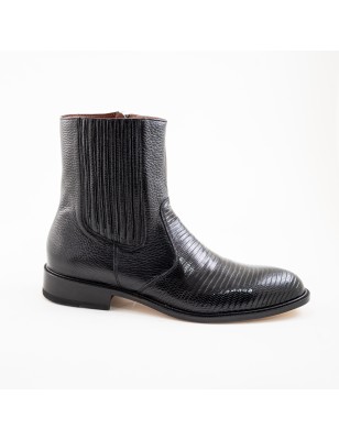 BOTIN LIZARD / VENADO ORIGINAL 86675RD CUERO A TONO WELT 3CM 17.5CM