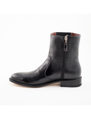 BOTIN LIZARD / VENADO ORIGINAL 86675RD CUERO A TONO WELT 3CM 17.5CM