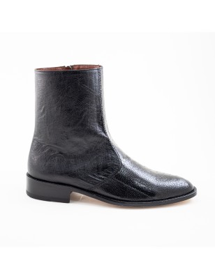 BOTIN PATA AVESTRUZ / PANZA ORIGINAL 0941LO CUERO WELT 3CM 18CM