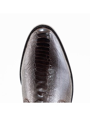 BOTIN PATA AVESTRUZ / PANZA ORIGINAL 0941LO CUERO WELT 3CM 18CM