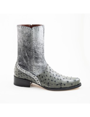 BOTA AVESTRUZ ALASKA ORIGINAL 27601OB CUERO WELT 3.5CM 23.5 CM