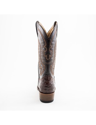 BOTA CAIMAN ORIGINAL 900-E CUERO CENTRO CAOBA WELT 4CM 31CM