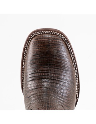 BOTA LIZARD GRABADO 5100 51334 YARELI CUERO WELT 3.5CM 31CM