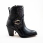 BOTIN RIO GRANDE MONDELO 9001PD GIA-03 GIA CUERO ROSAS A TONO WELT 9CM 18CM