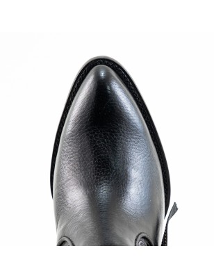 BOTIN RIO GRANDE MONDELO 9001PD GIA-03 GIA CUERO ROSAS A TONO WELT 9CM 18CM