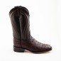 BOTA AVESTRUZ ORIGINAL MORGAN SQUARE 00025WC C/INJERTO A TONO WELT 4CM 29CM