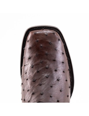 BOTA AVESTRUZ ORIGINAL MORGAN SQUARE 00025WC C/INJERTO A TONO WELT 4CM 29CM