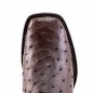BOTA AVESTRUZ ORIGINAL MORGAN SQUARE 00025WC C/INJERTO A TONO WELT 4CM 29CM