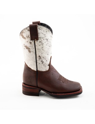 BOTA CAISSON SQUARE CRIOLLITO HULE WELT 3.5CM 19CM