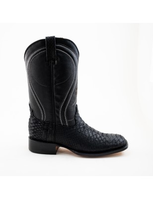 BOTA PITON NOBUCK ORIGINAL SQUARE 00025WC C/INJERTO A TONO WELT 4CM 29CM