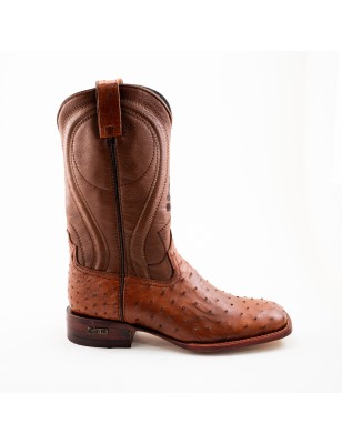 BOTA AVESTRUZ ORIGINAL MORGAN SQUARE 00025WC CENTRO A TONO WELT 4CM 29CM