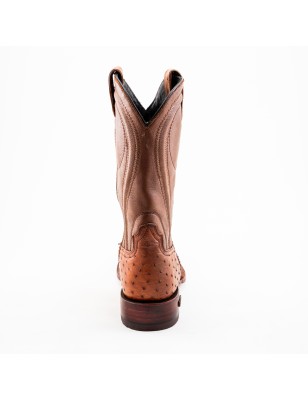 BOTA AVESTRUZ ORIGINAL MORGAN SQUARE 00025WC CENTRO A TONO WELT 4CM 29CM