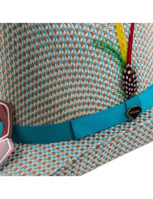 SOMBRERO VALTIERRA PATRON TELAR 100X ORIGINAL LISO 9CM 15.5